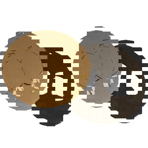 RND FLR BX DUP BRS CVR W/ FLIP LIDS